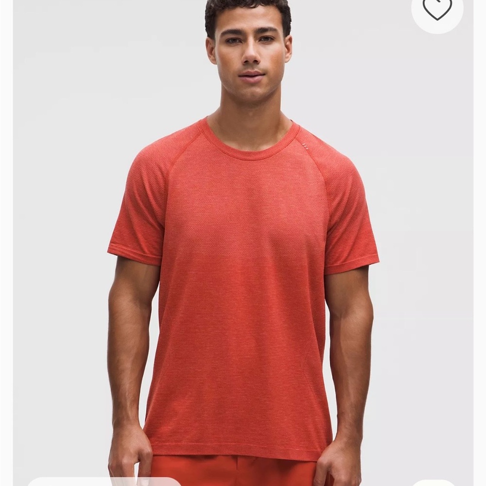 lululemon athletica Men's Short Sleeve Crew Tee - Coral